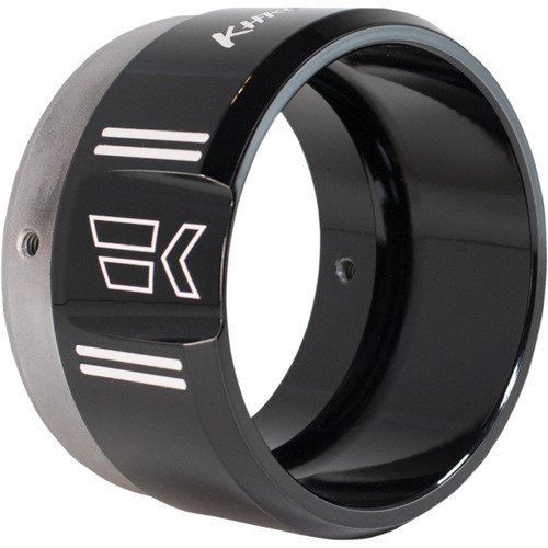 Khrome Werks #200658P - 4-1/2" Klassic Tip - Left - Black Powdercoat