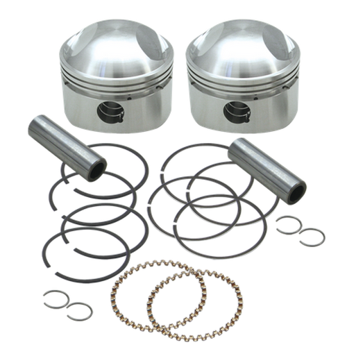 S&S Cycle 106-5777 S&S Cycle 36-84 BT 3-7/16in x Up To 4-3/4in Stroke HC Piston Set - .040in