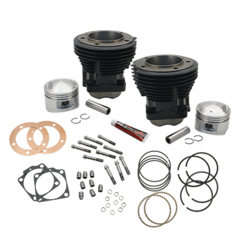 S&S Cycle 91-9101 S&S Cycle 66-84 BT 93in Standard Compression 3-5/8in Big Bore Cylinder & Piston Kit - Gloss Black