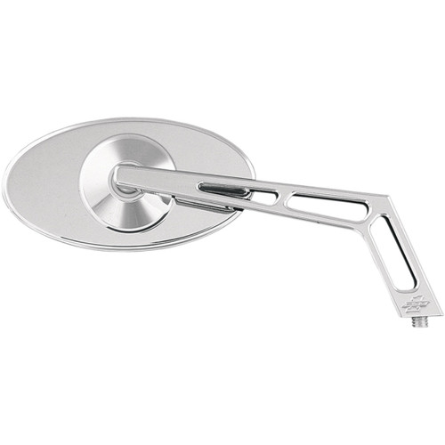 Pro-one Perf.mfg. #102320 - Mirror - Weekend Warrior - Side View - Cut-Out - Oval - Chrome - Right
