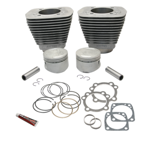 S&S Cycle 91-7211 S&S Cylinder 84-99 BT w/Super Stock Cylinder Heads 89in 3 1/2in Bore Cylinder & Piston Kit - Natural
