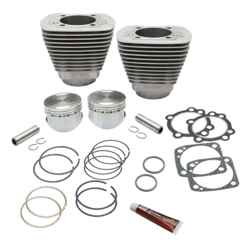 S&S Cycle 91-7202 S&S Cycle 84-99 BT 96in 3 5/8in Big Bore Cylinder & Piston Kit - Natural