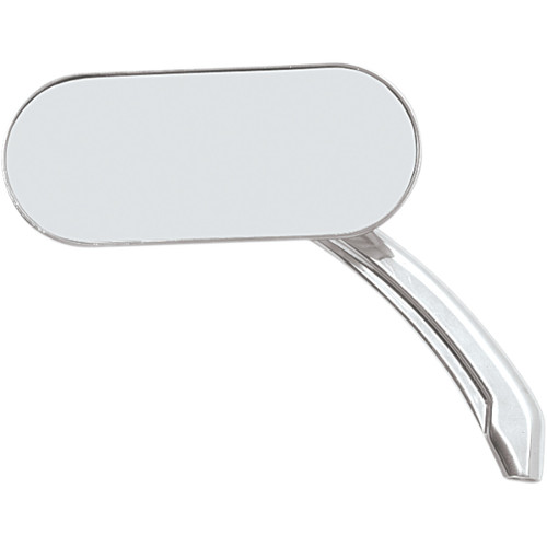 Drag Specialties - Mirror - Side View - Oval - Chrome - Each