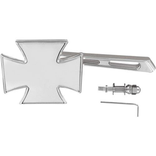 Drag Specialties - Mirror - Side View - Maltese - Chrome - Air-Glide Stem - Each