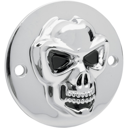 Drag Specialties - 3-D Skull Points Cover - Big Twin