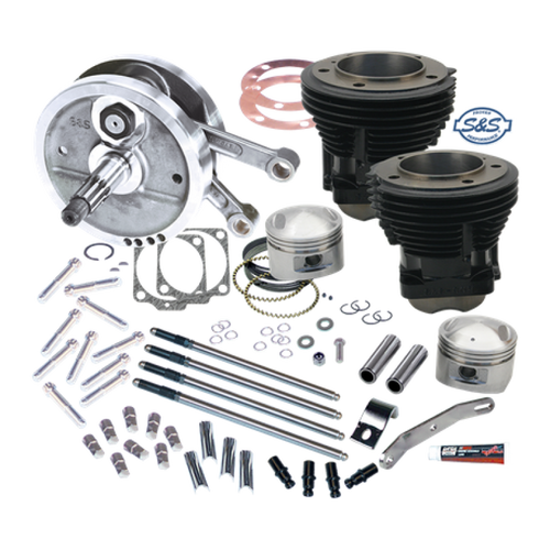 S&S Cycle 91-9140 S&S Cycle 70-84 BT 103in Sidewinder Big Bore Stroker Kit - Gloss Black
