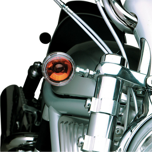 Drag Specialties - Front Turn Signal Relocation Kit F/VRSCA