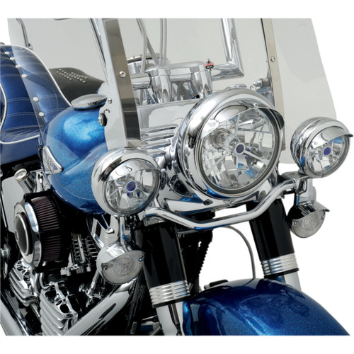 Drag Specialties - Visor for 7" Headlight - Chrome