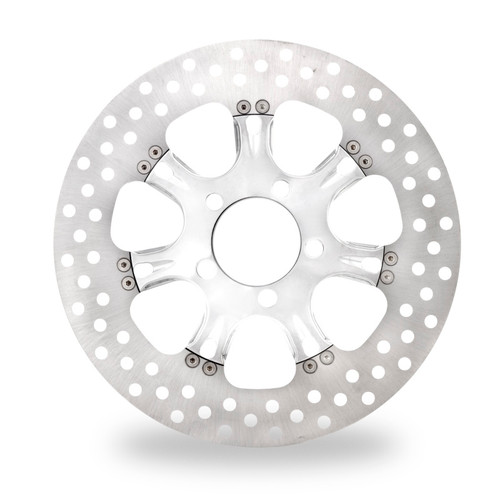 Performance Machine 0133-1802VIRS-CH Performance Machine Disc/Carr 11.8 Virtue Rear Right - Chrome