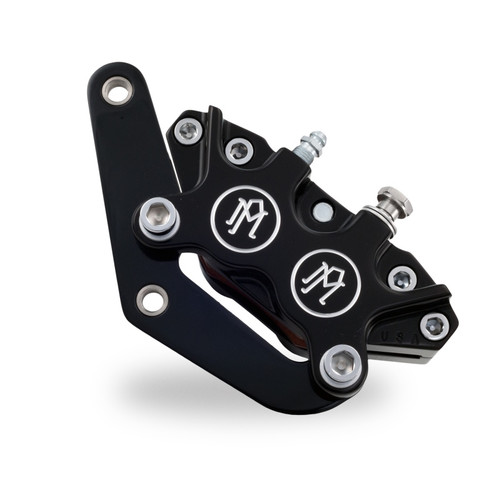 Performance Machine 1213-0017-BM Performance Machine Front Single Brake-Blk Contrast Cut