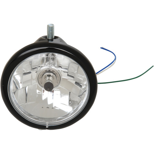 Drag Specialties - Top Mount Headlight - 5-3/4" - Black