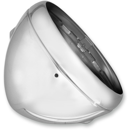 Emgo #66-65066 - Lucas Style Headlight Shell - 7" - Chrome