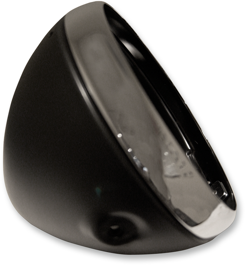 7" Lucas Style Headlight Shell - Black