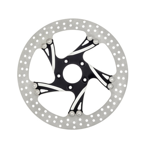 Performance Machine 0133-1802XCRRS-BMP Performance Machine Disc/Carr 11.8 Cruise Rear Right - Contrast Cut Platinum