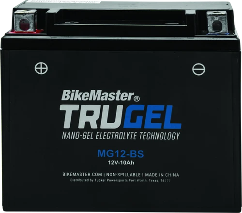 BikeMaster 780508 BikeMaster TruGel Battery - MG12-BS