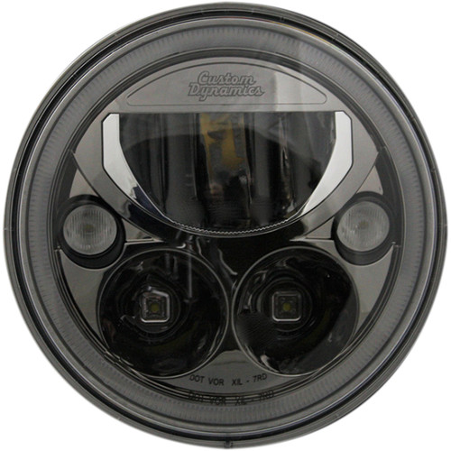 Custom Dynamics #CDTB-7-B - LED Headlight - 7" - Black