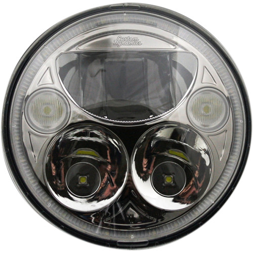 Custom Dynamics #CDTB-7-C - LED Headlight - 7" - Chrome