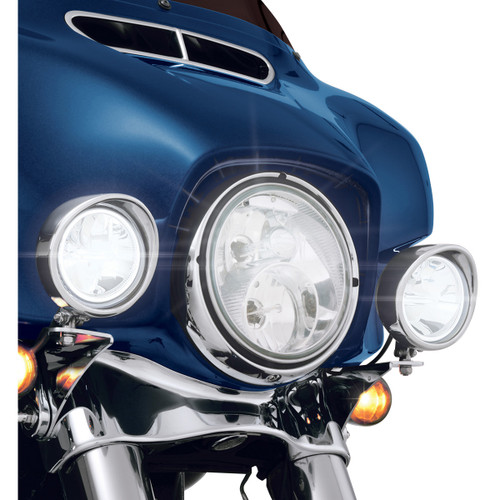 Show Chrome #91-315L - Driving Light Kit - 3-1/2" - Chrome - '99-'20 FLHT