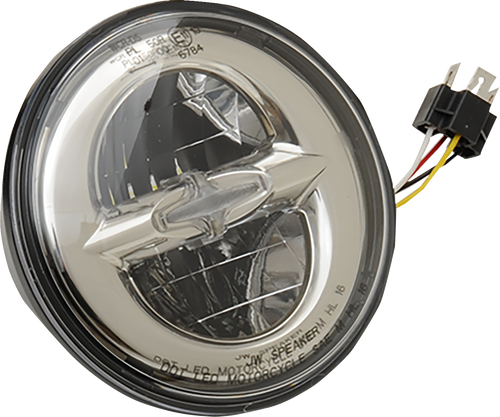 5.75" Reflector Style LED Headlamp - Chrome