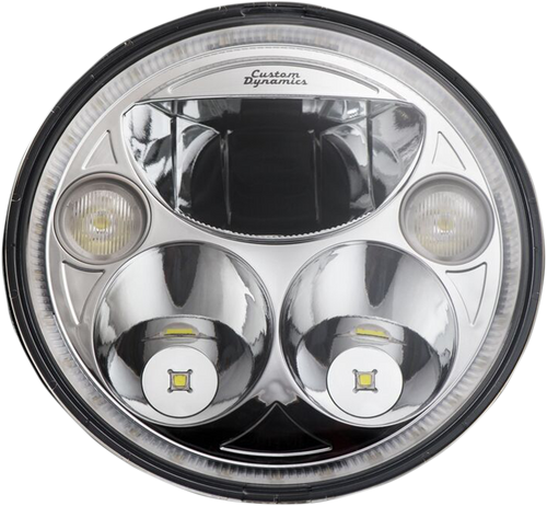 7" TruBEAMÂ Headlamp - Chrome - Chieftain