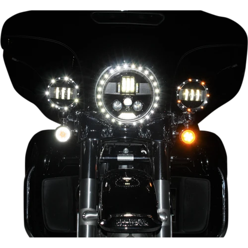 Custom Dynamics #PB-7-B - ProBEAM LED Headlamp 7" - Black