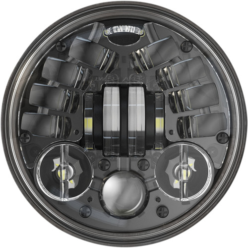 J.W. Speaker #0555091 - Adaptive 2 LED Headlight - 5-3/4" - Black
