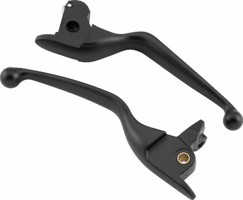 Bikers Choice 480629 Bikers Choice 14-16 FLH FLT Black Hydraulic Clutch / Brake Lever Set
