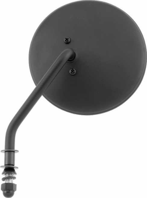 Bikers Choice 482775 Bikers Choice Black 4 Inch Round Mirror Short Left Universal