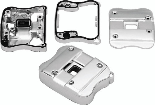 Bikers Choice 489724 Bikers Choice 84-99 Evo Custom Models / 86-99 XL Chrome Rocker Box Kit