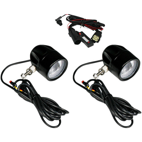 Custom Dynamics #PB-FOG-BCM-B - Fog Light - Black - Clear Lens