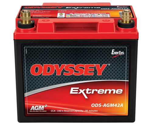 Odyssey Battery ODS-AGM42A Odyssey Battery Powersport Extreme AGM Battery (PC1200LT)