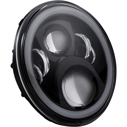 Custom Dynamics #PG-7-13-B - ProGLOW™ 7" Headlamp - with Mounting Ring - Black
