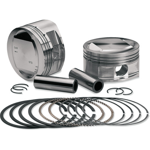 S&S Cycle #92-1214 - Piston Kit - 106" Stroker - 3.875" +0.005" - 95"-103" Motors