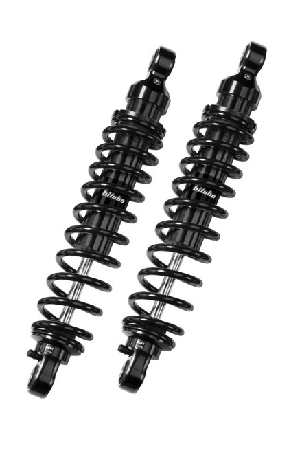 Bitubo Suspension G0005WME02V2 Bitubo WME0 Twinshocks Adjustable: Spring Preload, Rebound, Length 341mm, Dark Edition