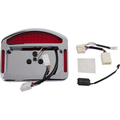 Cycle Visions #CV-4817 - Taillight Eliminator - Universal - Chrome