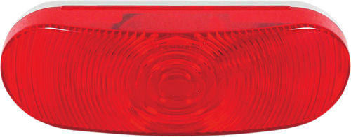 Oval Taillight - Red