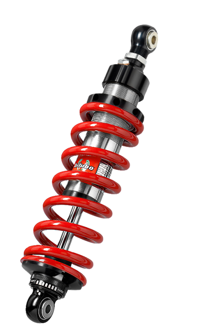 Bitubo Suspension K0077XZE11 Bitubo XZE1 Monoshocks Adjustable: Spring Preload, Rebound, Length, Red Spring