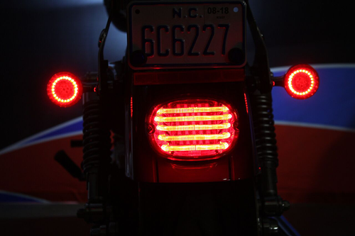 Taillight - without License Plate Illumination Window - Red