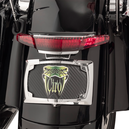 Taillight/License Plate Mount - Chrome