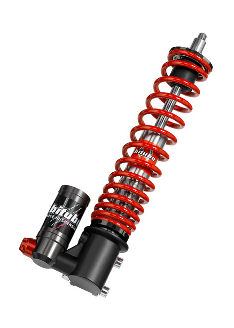 Bitubo Suspension PV014YEV01 Bitubo YEV0 Monoshocks Front Adjustable: Spring Preload, Compression, Red Spring