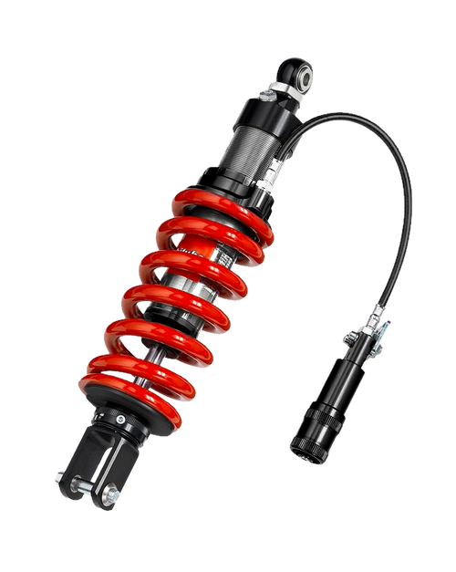 Bitubo Suspension S0097XZE31 Bitubo XZE3 Monoshocks Adjustable: Hydraulic Spring Preload, Rebound, Length, Red Spring