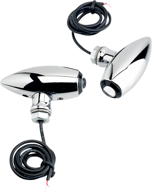Center-Mount Astro LED Lights - Chrome/Amber