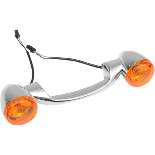 Drag Specialties - Rear Turn Signal Kit - Harley Davidson - Chrome