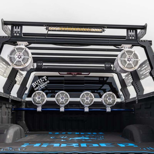 DS18 CF-X10TPNEO DS18 Marine And Psports Towers With 10in 1in Driver 300 Watts RMS RGB LED Lights Black Carbon Fiber
