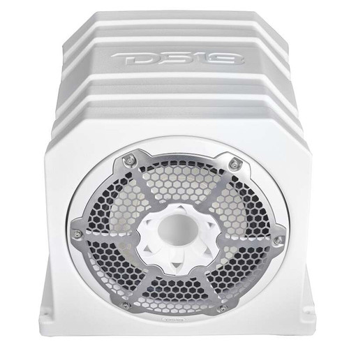 DS18 NXL-10SUBLD/W DS18 Subwoofer & Enclosure Dual 10in 350 Watts RMS 4 ohm NXL-10SUB/WH Included White