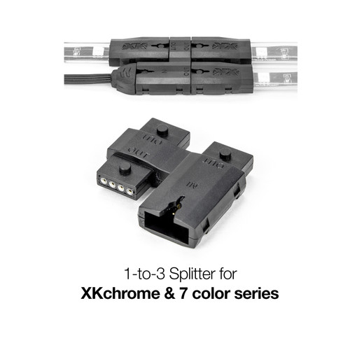 XK Glow #XK-4P-SPLIT - 1-to-3 Splitter