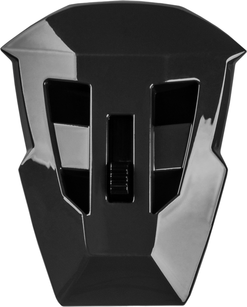 Gmax #G074115 - Md-74 Mouth Vent W/Screws Silver/Blue Metallic