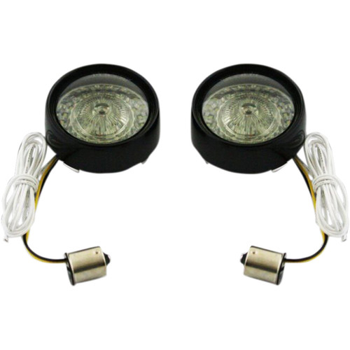 Custom Dynamics #PB-BB-AW-1156BS - Bullet Turn Signal - 1156 - Gloss Black - Smoke Lens