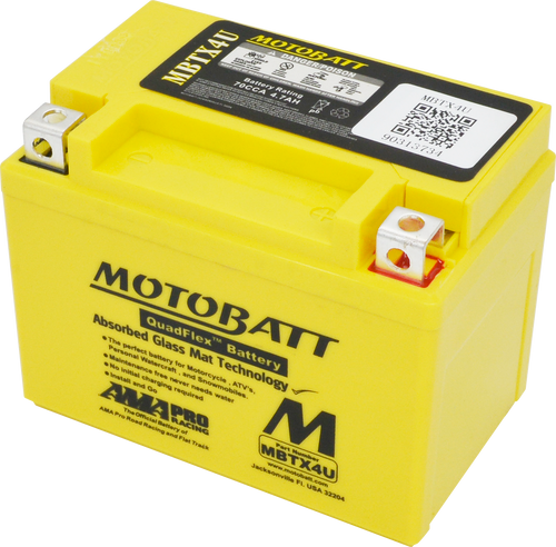 Motobatt #MBTX4U - Battery Mbtx4u Sealed Factory Activated