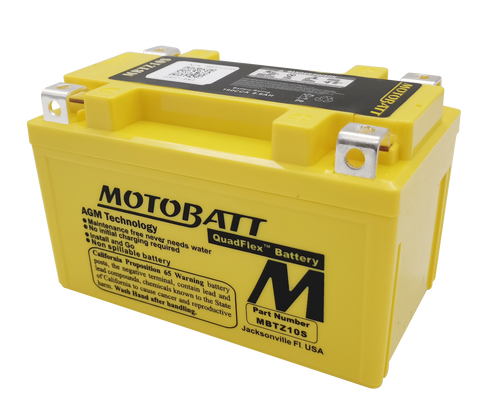 Motobatt #MBTZ10S - Battery Mbtz10s Sealed Factory Activated